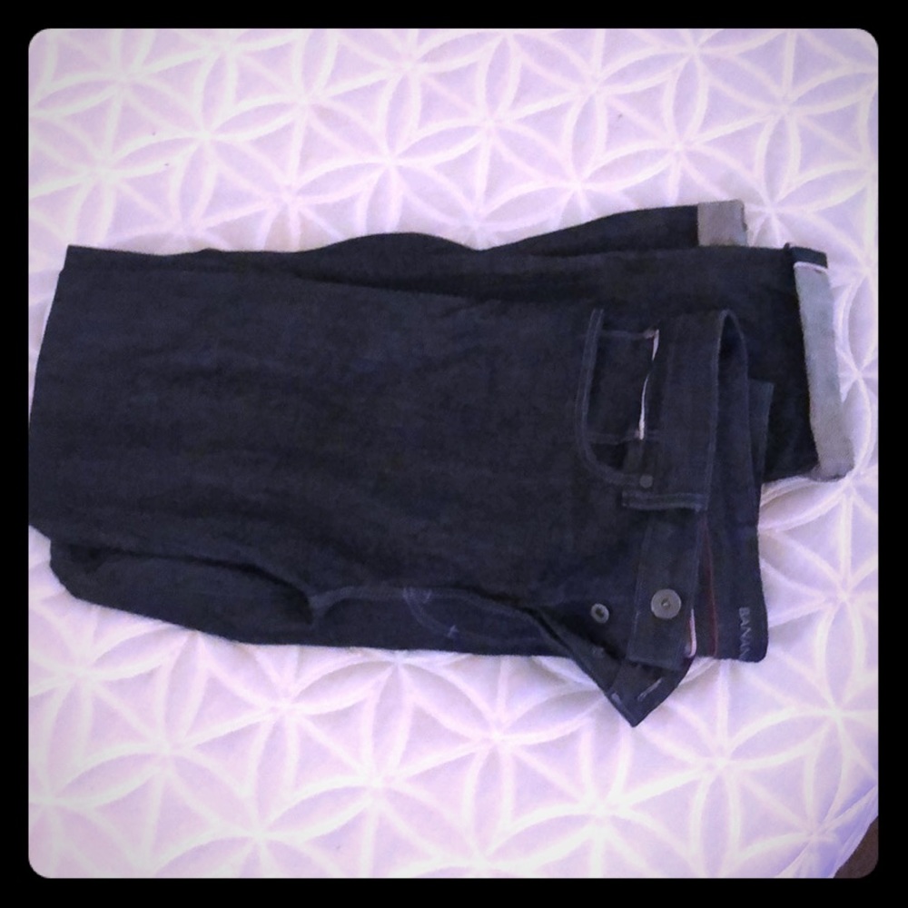 35x34 banana republic selvedge slim fit jeans